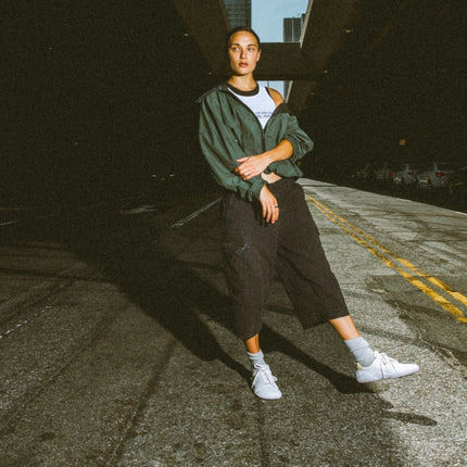 Vivobarefoot Motus Studio Sneaker Leather Bright White Vrouwen