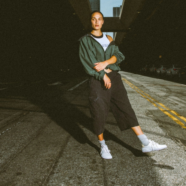 Vivobarefoot Motus Studio Sneaker Leather Bright White Vrouwen