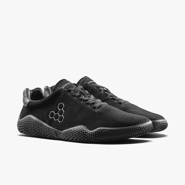 Vivobarefoot Motus Studio Sneaker Leather Obsidian Mannen