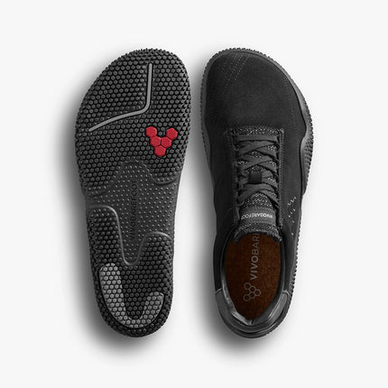 Vivobarefoot Motus Studio Sneaker Leather Obsidian Mannen