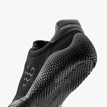 Vivobarefoot Motus Studio Sneaker Leather Obsidian Mannen
