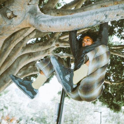 Vivobarefoot Motus Studio Sneaker Leather Obsidian Mannen