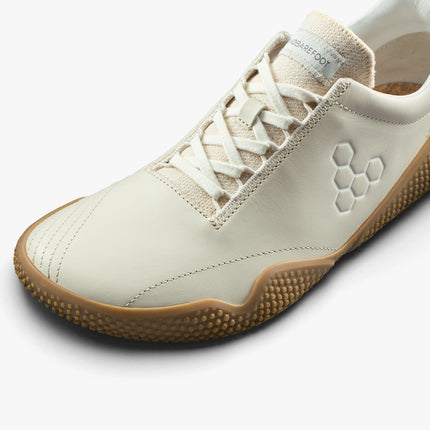 Vivobarefoot Motus Studio Sneaker Leather Sand Vrouwen