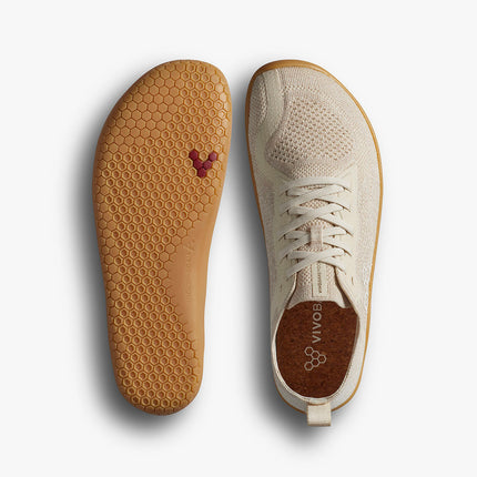 Vivobarefoot Primus Lite Knit Natural Coconut Vrouwen