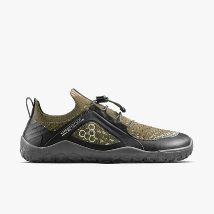 Vivobarefoot Primus Trail Knit Grounding Dark Olive Mannen
