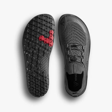 Vivobarefoot Primus Trail Knit Grounding Obsidian Mannen