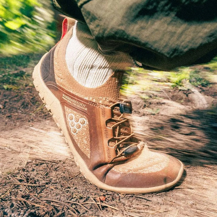 Vivobarefoot Primus Trail Knit Grounding Wood Mannen