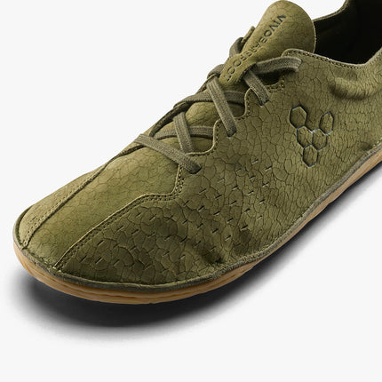 Vivobarefoot Sensus Dark Olive Cracked Leather Mannen