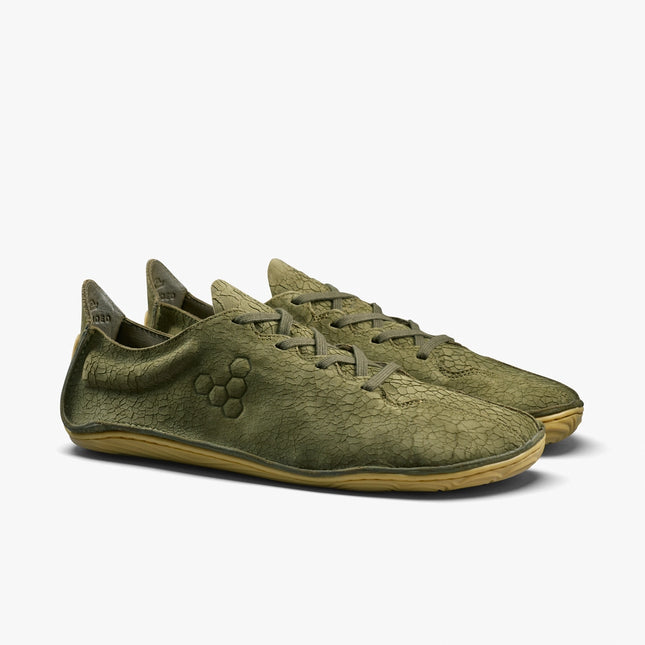 Vivobarefoot Sensus II Dark Olive Cracked Leather Mannen