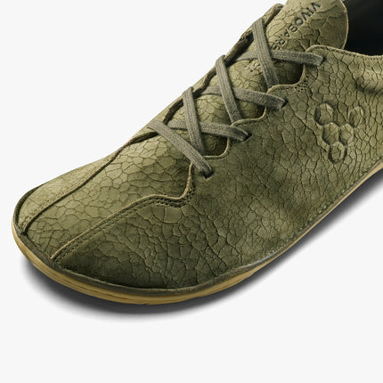 Vivobarefoot Sensus II Dark Olive Cracked Leather Mannen
