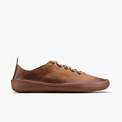 Vivobarefoot Sensus Moc Lace Up Leather Dark Tan Mannen