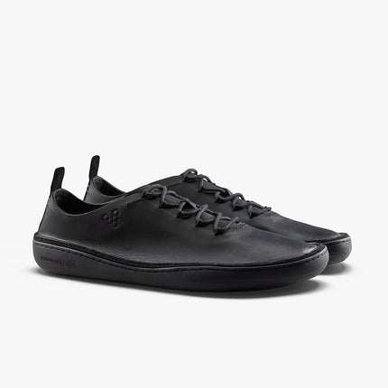 Vivobarefoot Sensus Moc Lace Up Leather Obsidian Mannen