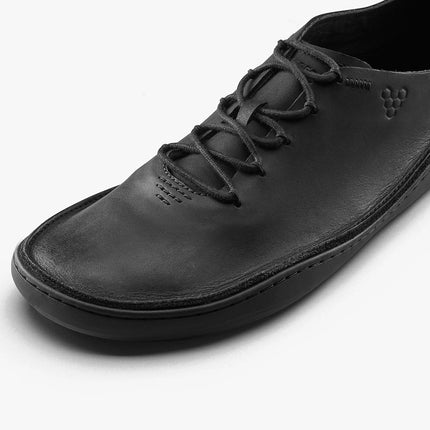 Vivobarefoot Sensus Moc Lace Up Leather Obsidian Mannen