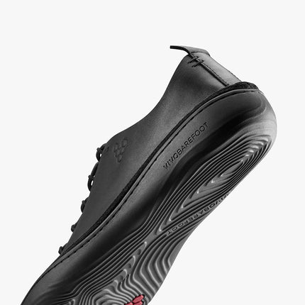 Vivobarefoot Sensus Moc Lace Up Leather Obsidian Mannen