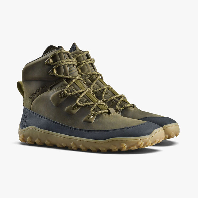 Vivobarefoot Tracker Leather AT II Dark Olive Mannen