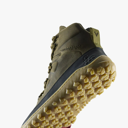 Vivobarefoot Tracker Leather AT II Dark Olive Mannen