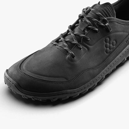 Vivobarefoot Tracker Leather AT Low II Obsidian Mannen