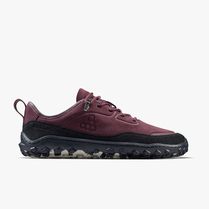 Vivobarefoot Tracker Leather AT Low II Suede Fig Vrouwen