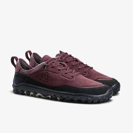 Vivobarefoot Tracker Leather AT Low II Suede Fig Vrouwen
