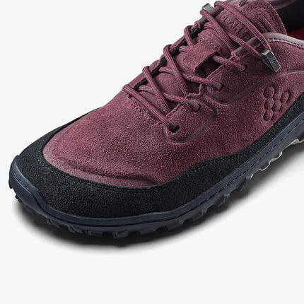 Vivobarefoot Tracker Leather AT Low II Suede Fig Vrouwen