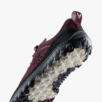 Vivobarefoot Tracker Leather AT Low II Suede Fig Vrouwen