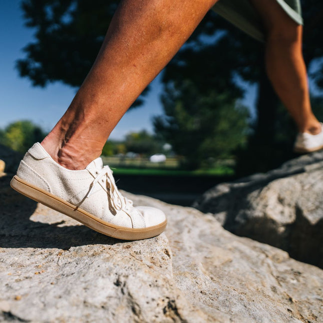 XeroShoes Dillon Canvas Natural Gum Mannen