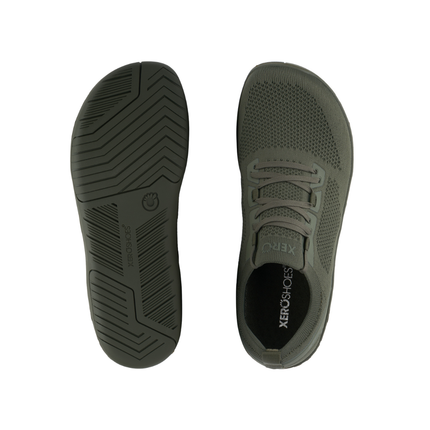 XeroShoes Nexus Knit Army Green Mannen
