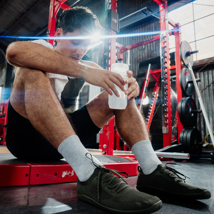 XeroShoes Nexus Knit Army Green Mannen