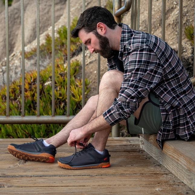 XeroShoes Ridgeway Mesh Low Faded Black Mannen