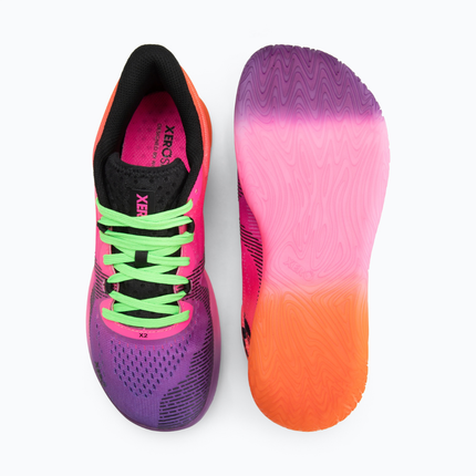 XeroShoes X2 Vivid Purple Neon Multi Vrouwen